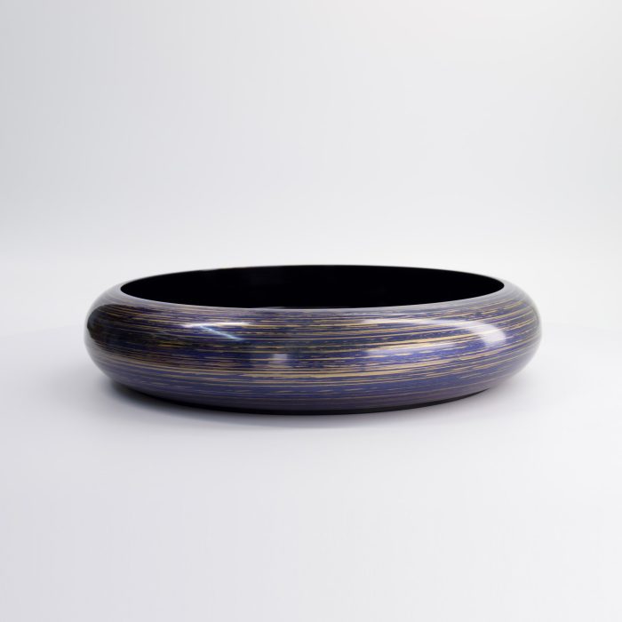 Tokyo Design Studio - Sushi Oke - Borstel - nr.11 - Paars/Goud - Buitenmaat 37x6,9 cm Binnenmaat 31,3x5 cm - Afbeelding 3