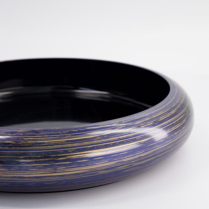 Tokyo Design Studio - Sushi Oke - Borstel - nr.11 - Paars/Goud - Buitenmaat 37x6,9 cm Binnenmaat 31,3x5 cm - Afbeelding 4