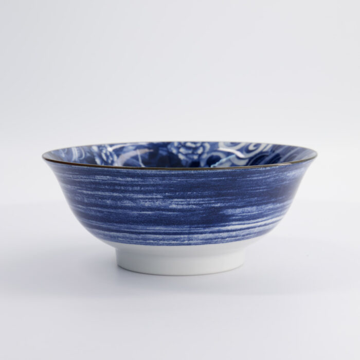 Japanse Keramische Kom - Tokyo Design Studio - Yakuza Koi Karper - 1300ml - 21x8.7cm - Afbeelding 3