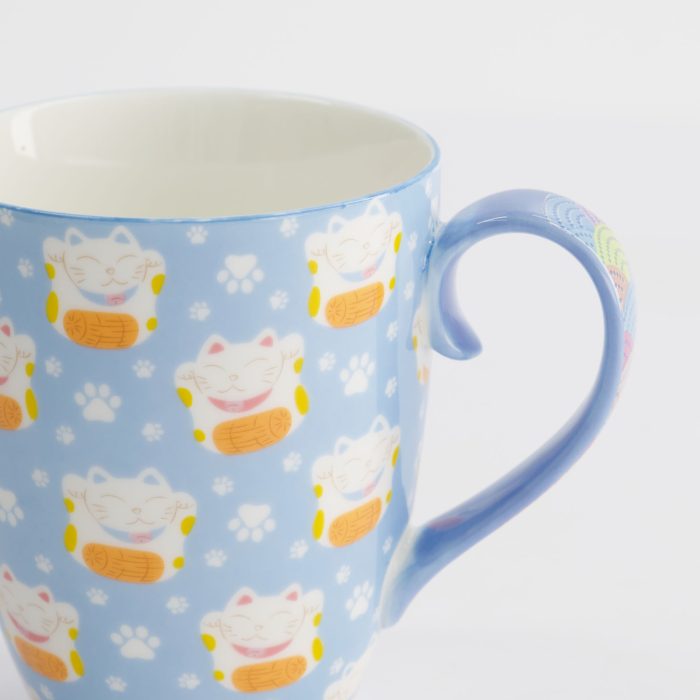 Tokyo Design Studio - Kawaii - Mok met Cadeaubox - Blauw - 8.5x10.2cm - 380ml - Afbeelding 3