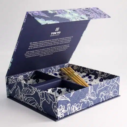 Sushi Cadeauset Shin Kar - 4-delig met Chopsticks - 20.4x13cm & 9x3.5cm