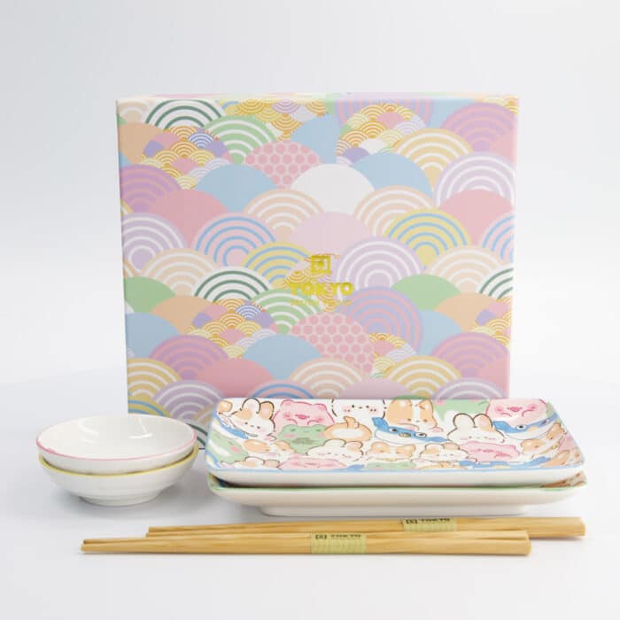 Kawaii - Animals - Sushi Giftset – 6 stuks - Afbeelding 4