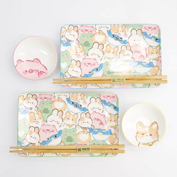 Kawaii - Animals - Sushi Giftset – 6 stuks - Afbeelding 7
