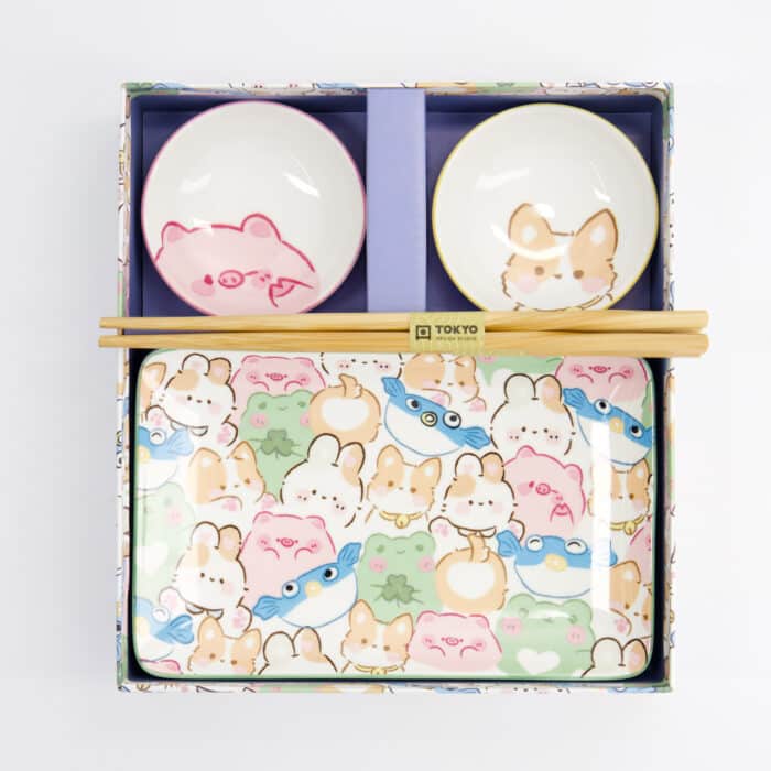 Kawaii - Animals - Sushi Giftset – 6 stuks - Afbeelding 5