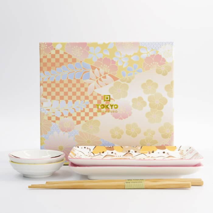 Kawaii - Kat - Sushi Giftset – 6 stuks - Afbeelding 7