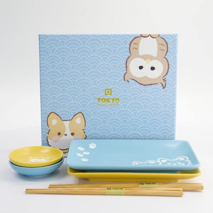 Kawaii - Shiba & Uil - Sushi Giftset – 6 stuks