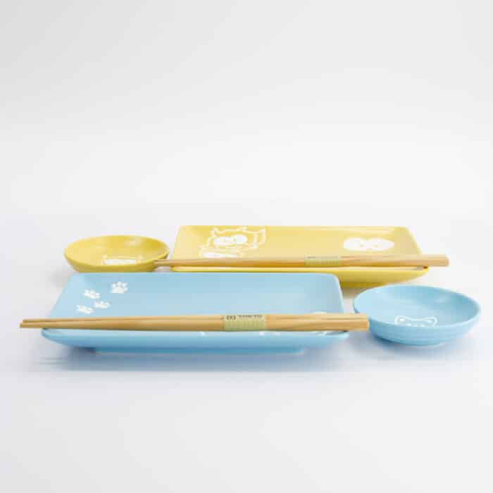 Kawaii - Shiba & Uil - Sushi Giftset – 6 stuks - Afbeelding 4