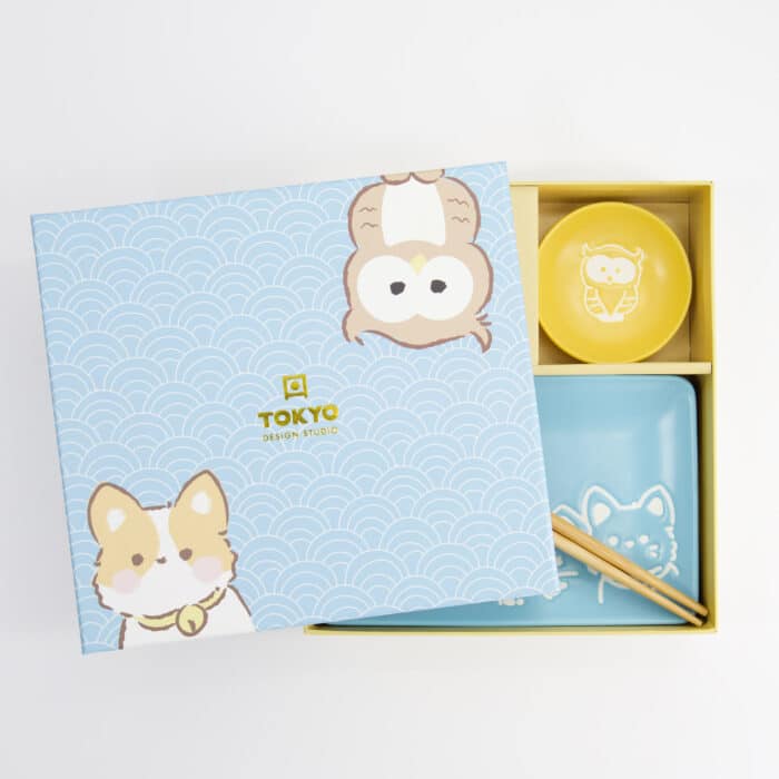 Kawaii - Shiba & Uil - Sushi Giftset – 6 stuks - Afbeelding 8