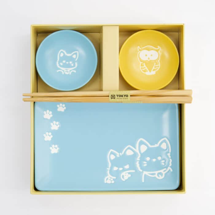 Kawaii - Shiba & Uil - Sushi Giftset – 6 stuks - Afbeelding 3