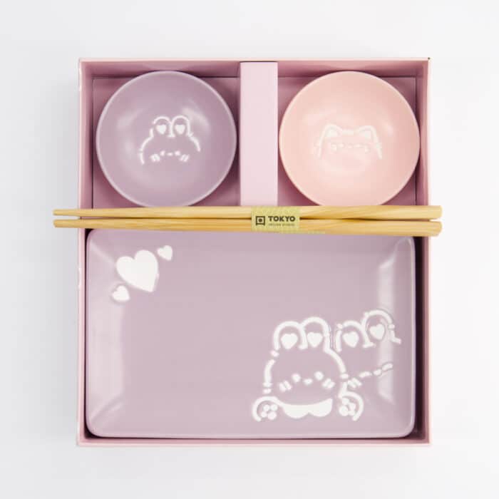 Kawaii - Konijn & Kat - Sushi Giftset – 6 stuks - Afbeelding 3