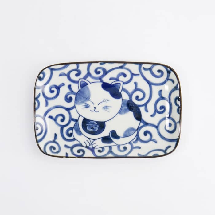 Kawaii – Rechthoekig Bord – Kat Neko – 16.3 x 10.2 cm