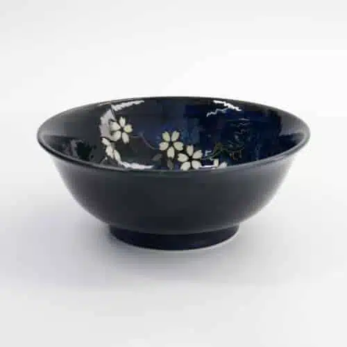 Tokyo Design Studio - Cobalt Blauw - Sakura - Ramen Kom - 20.5x8cm - 1200ml