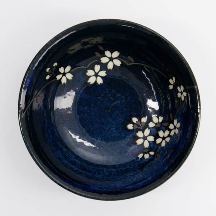 Tokyo Design Studio - Cobalt Blue - Sakura - Ramen Kom -  20.5x8cm - 1200ml - Afbeelding 4