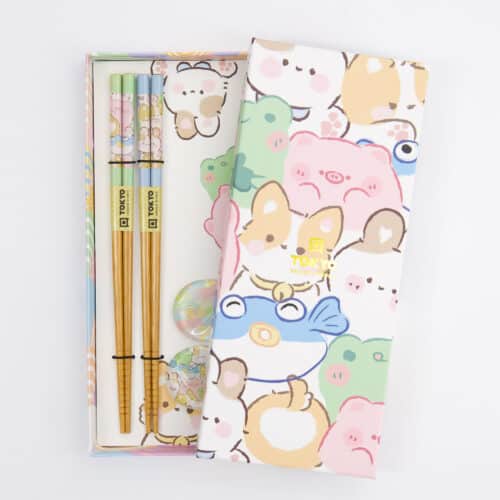 Tokyo Design Studio – Chopsticks Set – Kawaii Dieren – 2 Paar