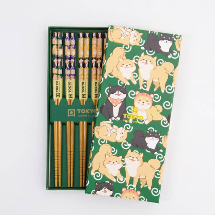 Tokyo Design Studio – Chopsticks Giftset – Shiba – 5 Paar