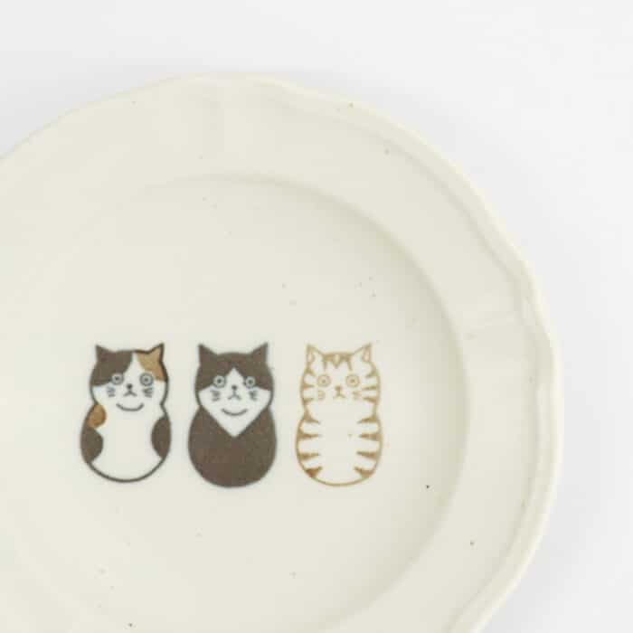 : Tokyo Design Studio - Neko Maruke Kattenbordje - Saus Schaaltje - 16,5x2,8cm - Afbeelding 3