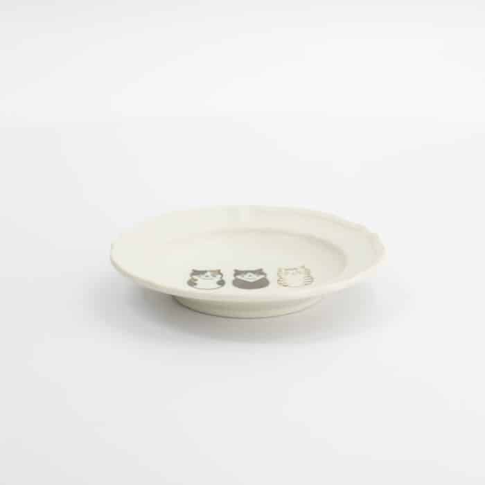 Tokyo Design Studio - Neko Maruke Katten Bordje - Saus Schaaltje - 14x2.5cm