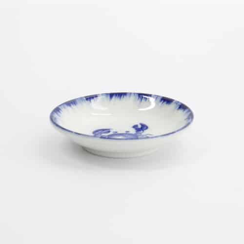 Tokyo Design Studio - Saus Schaaltje Krab - Blauw/Wit - 9x2cm