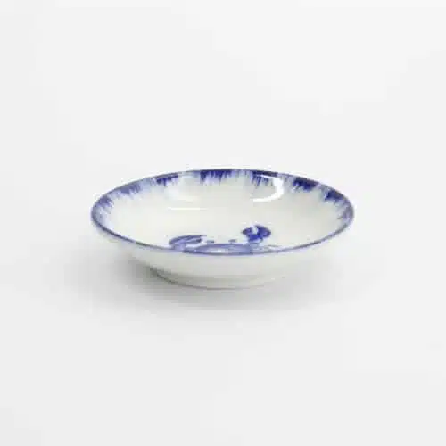 Tokyo Design Studio - Saus Schaaltje Krab - Blauw/Wit - 9x2cm