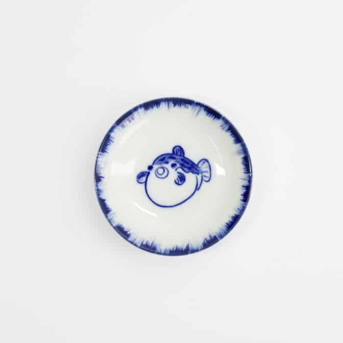 Tokyo Design Studio - Saus Schaaltje Kogelvis - Blauw/Wit - 9x2cm - Afbeelding 2
