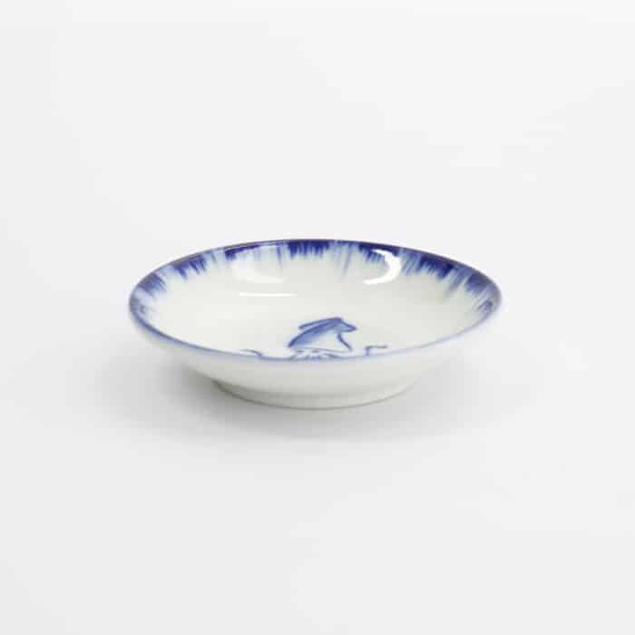 Tokyo Design Studio – Saus Schaaltje Inktvis – Blauw/Wit – 9x2cm