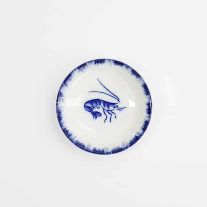 Tokyo Design Studio – Saus Schaaltje Garnaal – Blauw/Wit – 9x2cm - Afbeelding 2