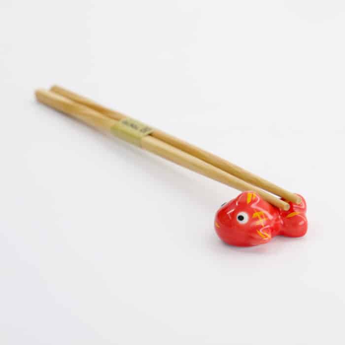 Tokyo Design Studio – Chopstick Houder – Goudvis – Rood - Afbeelding 4