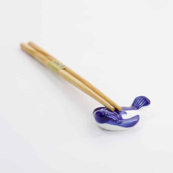 Tokyo Design Studio - Chopstick Houder - Vis - Blauw/Wit - Afbeelding 4