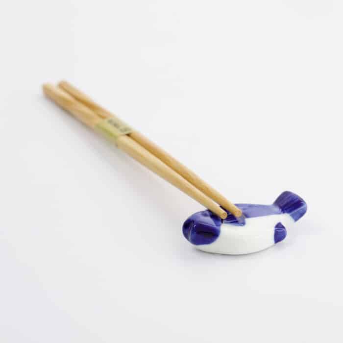 Tokyo Design Studio - Chopstick Houder - Vis - Blauw/Wit - Afbeelding 4