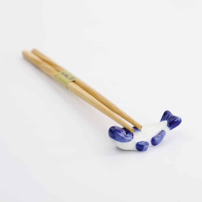 Tokyo Design Studio - Chopstick Houder - Vis - Blauw/Wit - Afbeelding 4