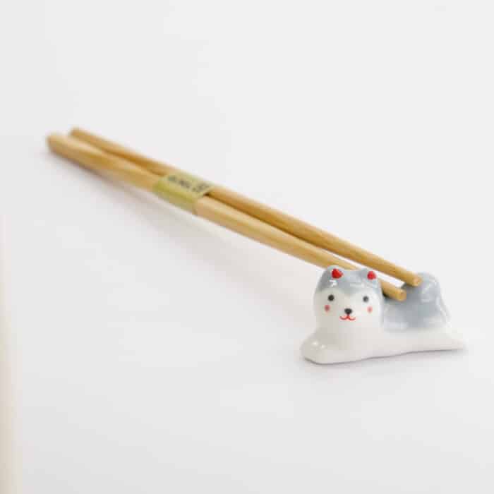 Tokyo Design Studio - Chopstick Houder - Shiba - Grijs - Afbeelding 4