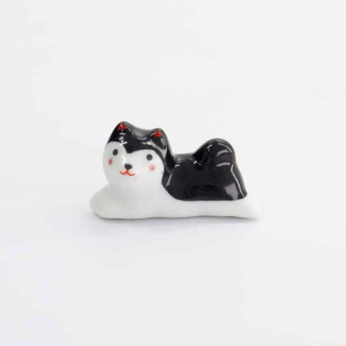 Tokyo Design Studio - Chopstick Houder - Shiba - Zwart/Wit - Afbeelding 2