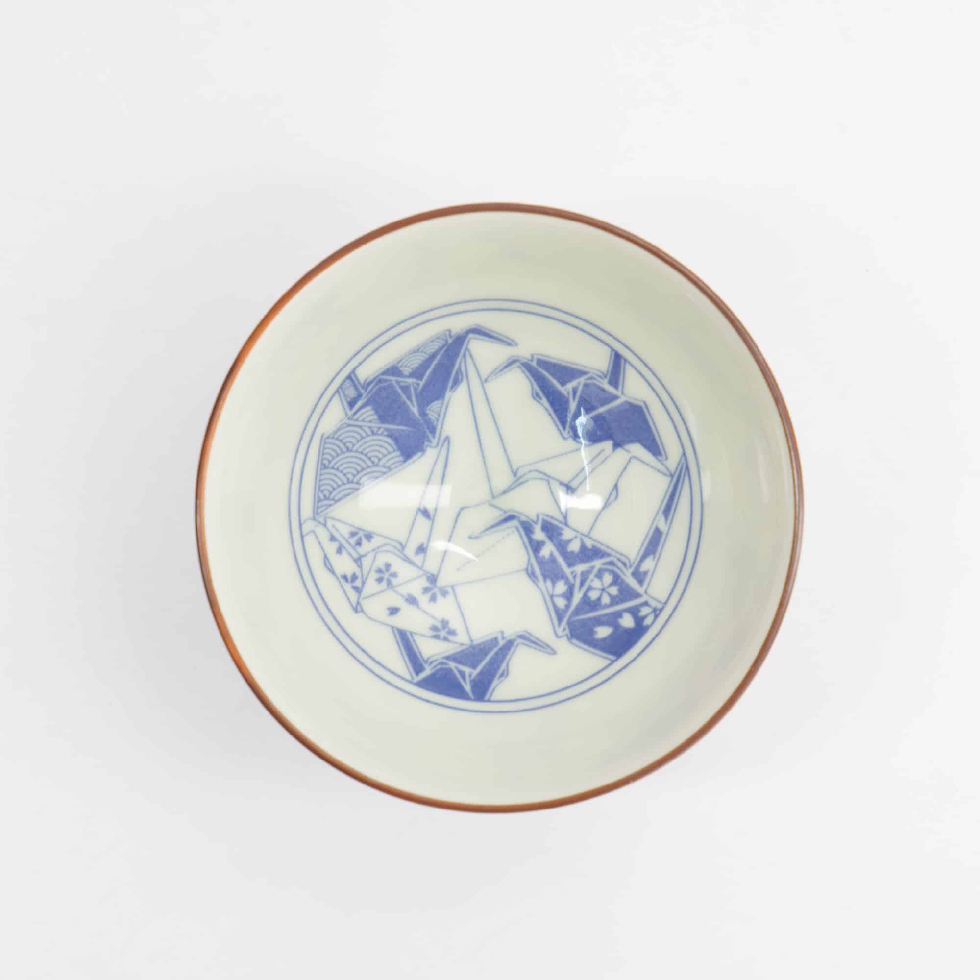 Tokyo Design Studio – Kawaii – Rijstkom – Origami Kraanvogel – 11,5x6 cm – 300 ml – Rood - Afbeelding 4