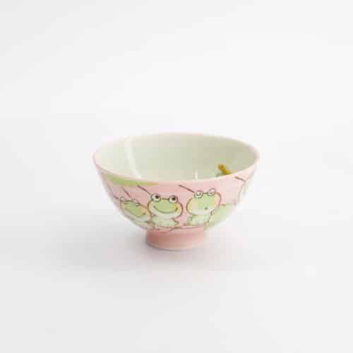 Tokyo Design Studio – Kawaii Rijstkom – Kikker – Roze – 11,4x6,2cm – 300ml