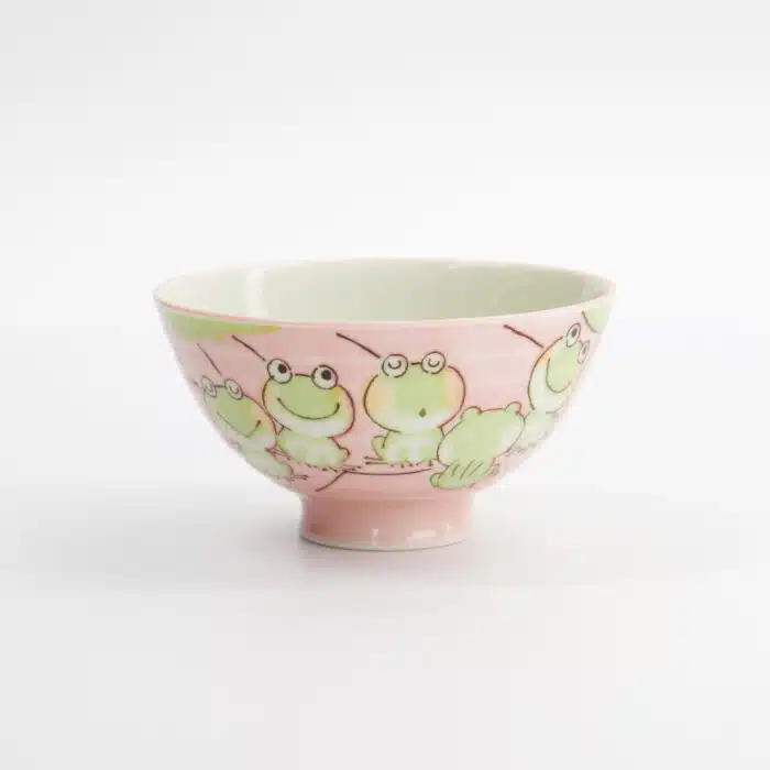 Tokyo Design Studio – Kawaii Rijstkom – Kikker – Roze – 11,4x6,2cm – 300ml - Afbeelding 4