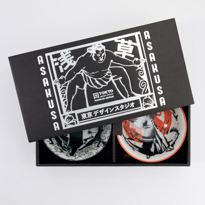 Tokyo Design Studio - Asakusa - Noodlekommen Set A (Samurai/Ninja) - 2 Persoons - 14.8x7cm - 550ml - Afbeelding 4