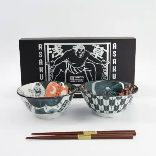Tokyo Design Studio - Asakusa - Noodlekommen Set - 2 Persoons - 14.8x7cm - 550ml