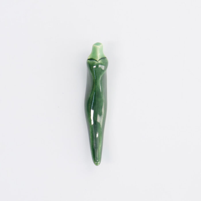 Tokyo Design Studio - Kawaii - Chopstick Legger - Groene Peper - 6.2x1.7x2.9cm - Afbeelding 2