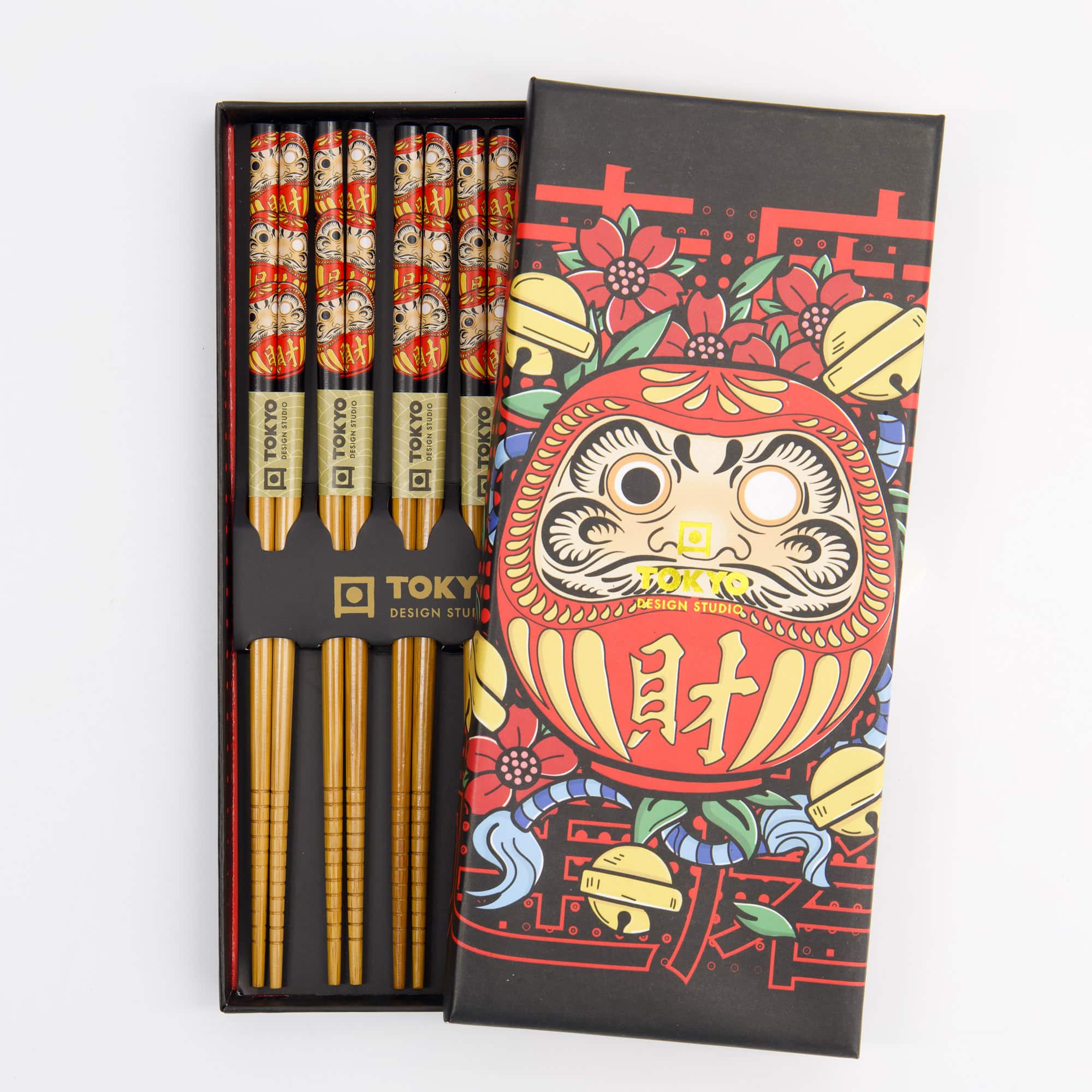 Tokyo Design Studio - Daruma - Chopstick Giftset - 5 stuks