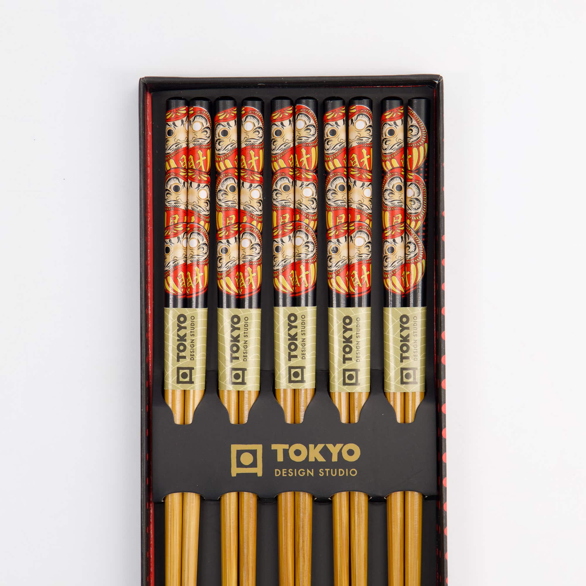 Tokyo Design Studio - Daruma - Chopstick Giftset - 5 stuks - Afbeelding 5