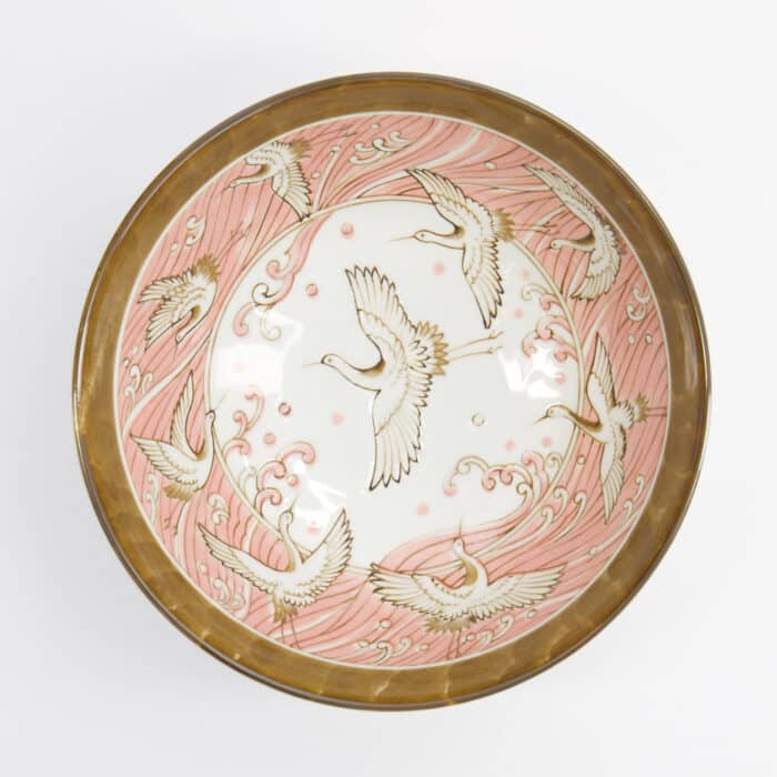 Tokyo Design Studio - Kraanvogel Ramen Kom - Roze - 1000ml - 21x7.8cm - Afbeelding 4