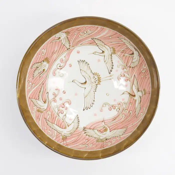 Tokyo Design Studio - Kraanvogel Ramen Kom - Roze - 1000ml - 21x7.8cm - Afbeelding 4