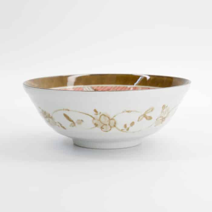 Tokyo Design Studio - Kraanvogel Ramen Kom - Roze - 1000ml - 21x7.8cm - Afbeelding 2