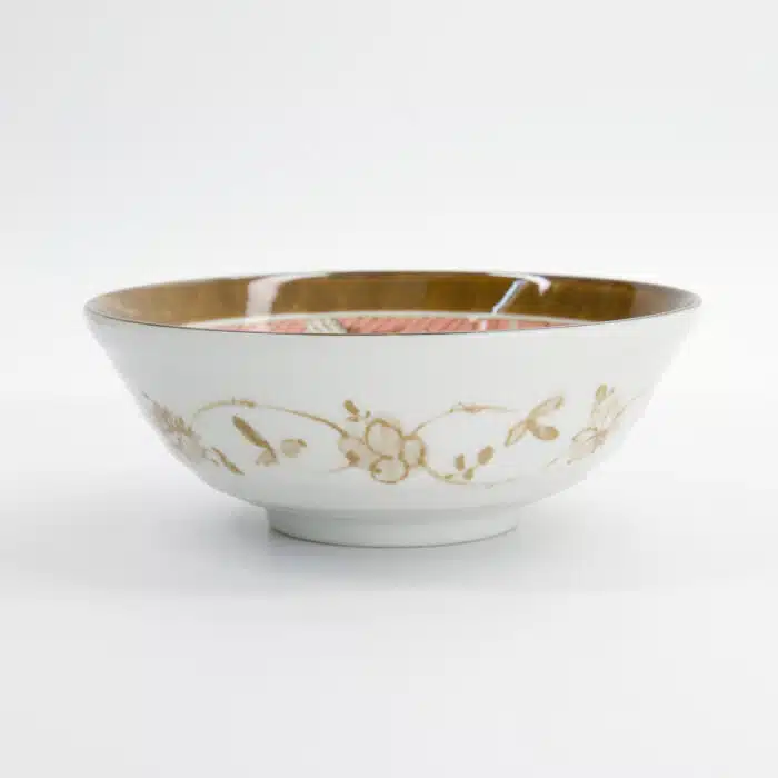 Tokyo Design Studio - Kraanvogel Ramen Kom - Roze - 1000ml - 21x7.8cm - Afbeelding 2