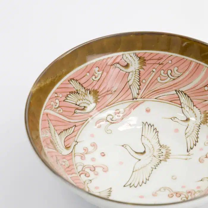Tokyo Design Studio - Kraanvogel Ramen Kom - Roze - 1000ml - 21x7.8cm - Afbeelding 3