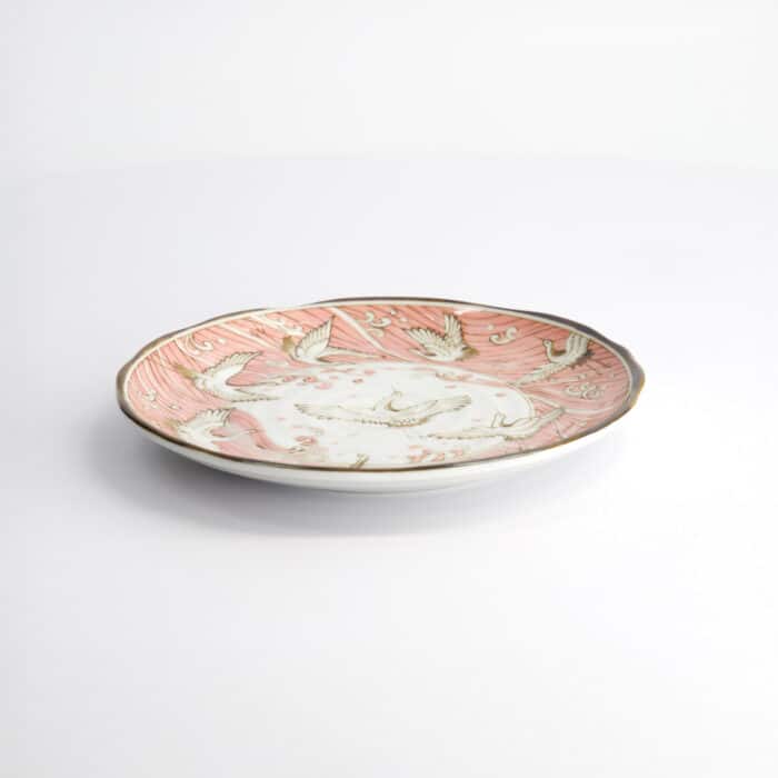 Tokyo Design Studio - Kraanvogel Bord - Roze - 16,5x2cm