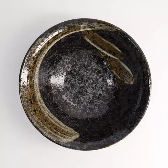 Tokyo Design Studio - Arahake - Kom - Zwart/Bruin - 21.7x7.8cm - 1100ml - Afbeelding 2