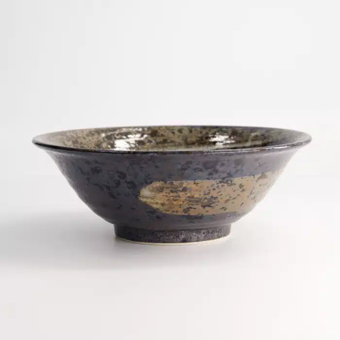 Tokyo Design Studio - Arahake - Kom - Zwart/Bruin - 21.7x7.8cm - 1100ml - Afbeelding 3