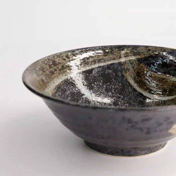 Tokyo Design Studio - Arahake - Kom - Zwart/Bruin - 21.7x7.8cm - 1100ml - Afbeelding 4