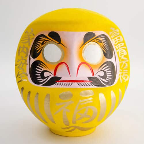 Daruma – Japanse Pop – Geel – 75 cm